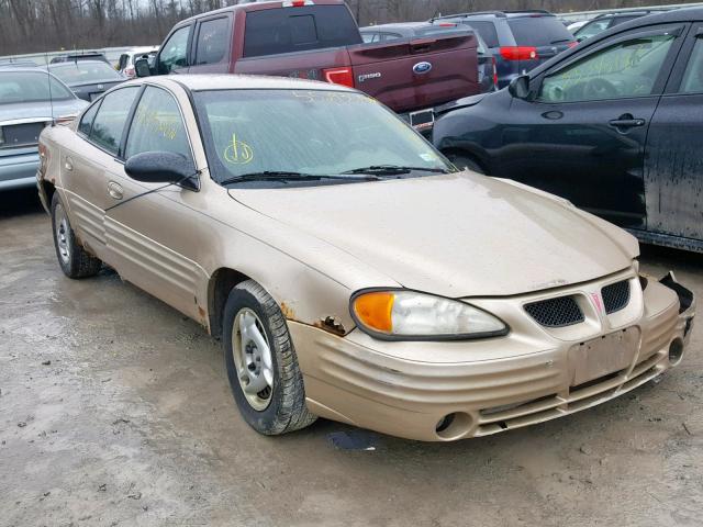 1G2NF52F02C250833 - 2002 PONTIAC GRAND AM S GOLD photo 1