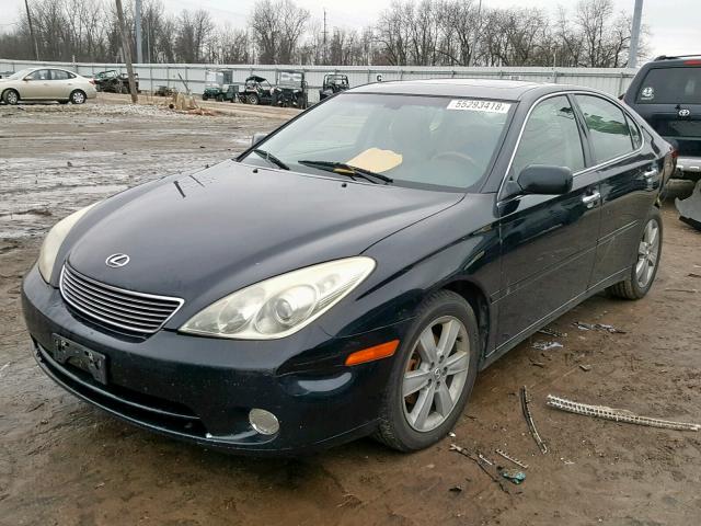 JTHBA30G655088842 - 2005 LEXUS ES 330 BLACK photo 2