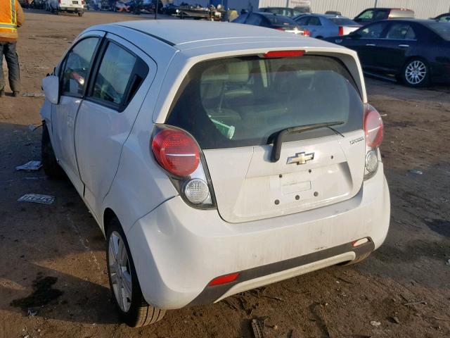 KL8CD6S99EC557018 - 2014 CHEVROLET SPARK 1LT WHITE photo 3