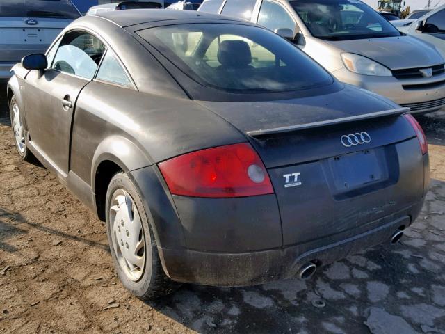 TRUWT28N011003897 - 2001 AUDI TT QUATTRO BLACK photo 3