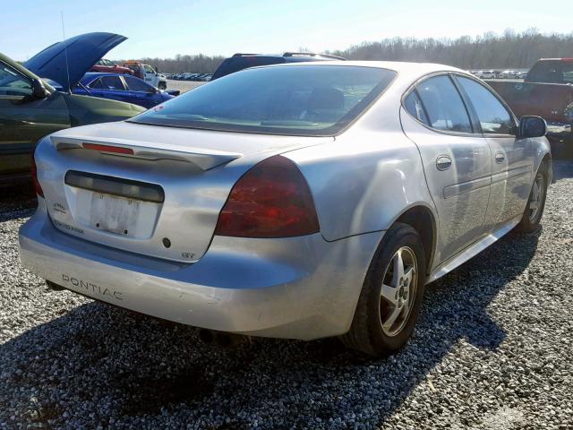 2G2WP522041125354 - 2004 PONTIAC GRAND PRIX ვერცხლისფერი ფოტო 4