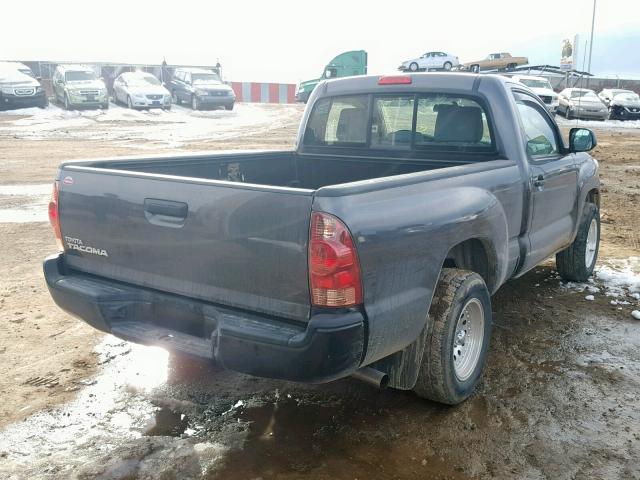 5TFNX4CN4CX013362 - 2012 TOYOTA TACOMA GRAY photo 4