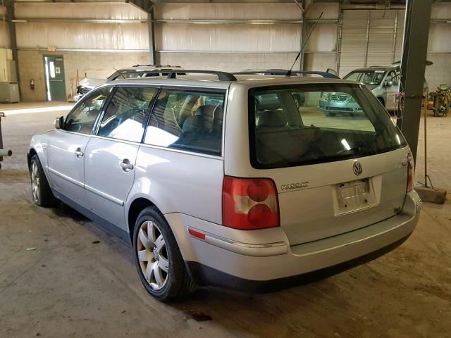 WVWWH63B12E100651 - 2002 VOLKSWAGEN PASSAT GLX 银色 照片 3