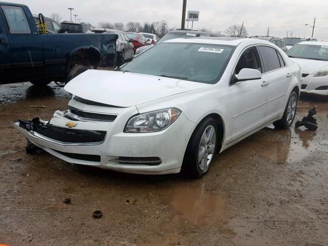 1G1ZD5E02CF245345 - 2012 CHEVROLET MALIBU 2LT WHITE photo 2