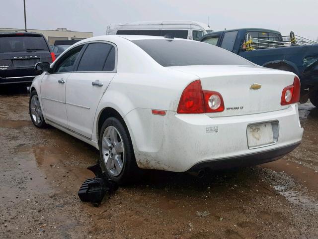 1G1ZD5E02CF245345 - 2012 CHEVROLET MALIBU 2LT WHITE photo 3