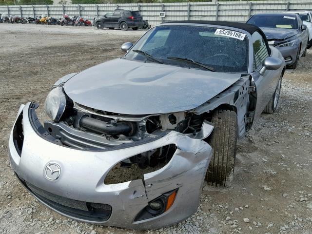 JM1NC2JF0B0215215 - 2011 MAZDA MX-5 MIATA SILVER photo 2