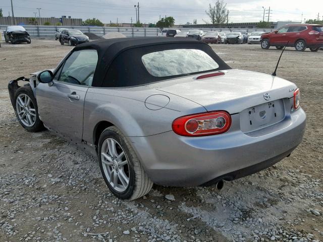 JM1NC2JF0B0215215 - 2011 MAZDA MX-5 MIATA SILVER photo 3