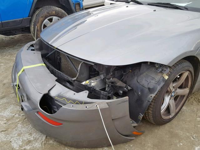 WBALM53509E376703 - 2009 BMW Z4 SDRIVE3 GRAY photo 9