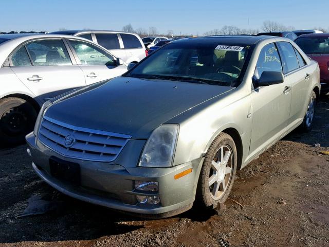 1G6DC67A650170416 - 2005 CADILLAC STS GRAY photo 2