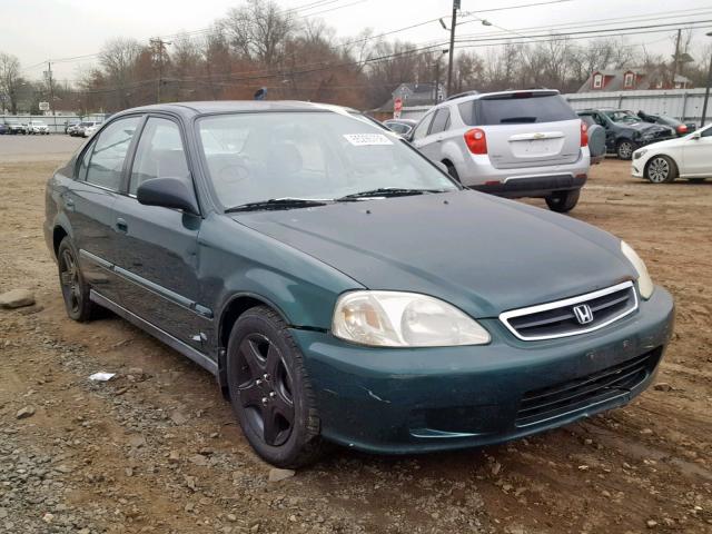 2HGEJ661XYH555147 - 2000 HONDA CIVIC BASE GREEN photo 1