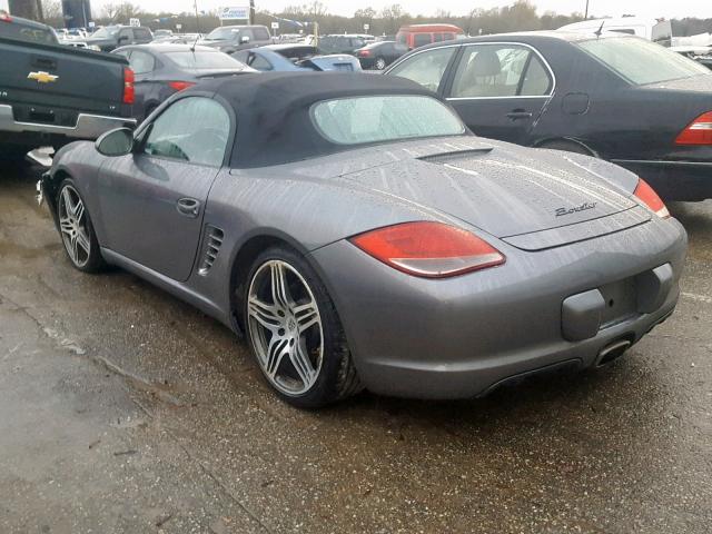 WP0CA29869U710461 - 2009 PORSCHE BOXSTER SILVER photo 3