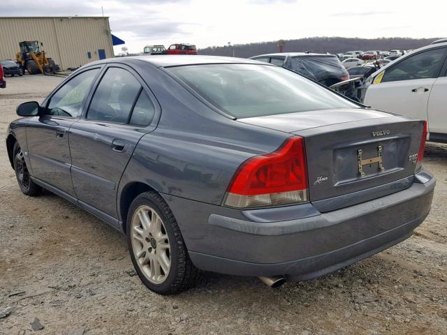 YV1RS53D532272219 - 2003 VOLVO S60 T5 BLUE photo 3