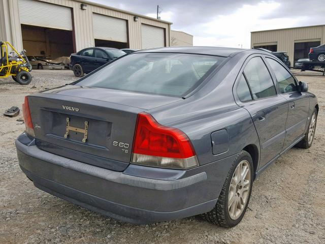 YV1RS53D532272219 - 2003 VOLVO S60 T5 BLUE photo 4