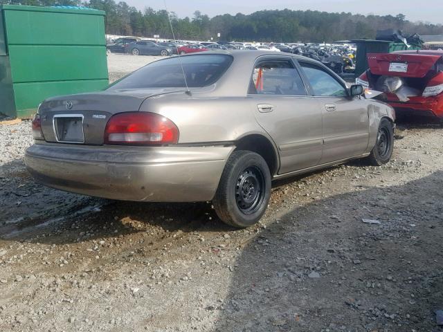 1YVGF22CXW5751614 - 1998 MAZDA 626 DX BEIGE photo 4