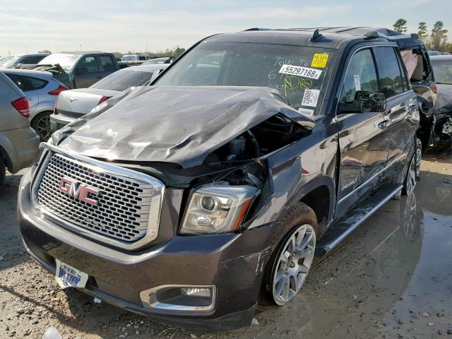 1GKS1CKJXFR591492 - 2015 GMC YUKON DENA BLACK photo 2