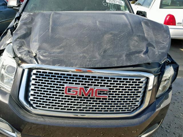 1GKS1CKJXFR591492 - 2015 GMC YUKON DENA BLACK photo 7