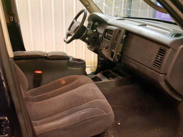 1B7HG2AN81S296394 - 2001 DODGE DAKOTA QUA BLUE photo 5