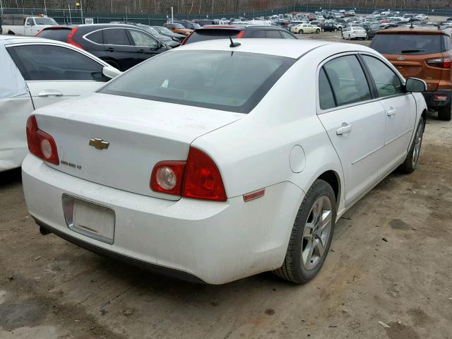 1G1ZC5EB0AF166385 - 2010 CHEVROLET MALIBU 1LT თეთრი ფოტო 4