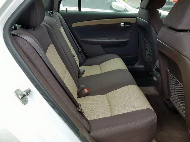 1G1ZC5EB0AF166385 - 2010 CHEVROLET MALIBU 1LT თეთრი ფოტო 6