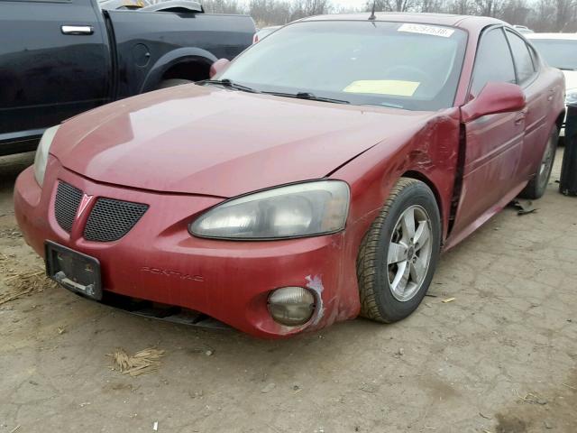 2G2WS522651190130 - 2005 PONTIAC GRAND PRIX MAROON photo 2