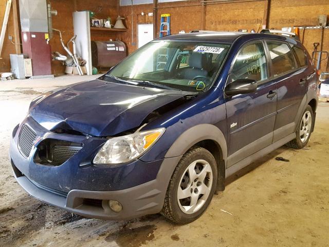 5Y2SL65846Z439868 - 2006 PONTIAC VIBE BLUE photo 2