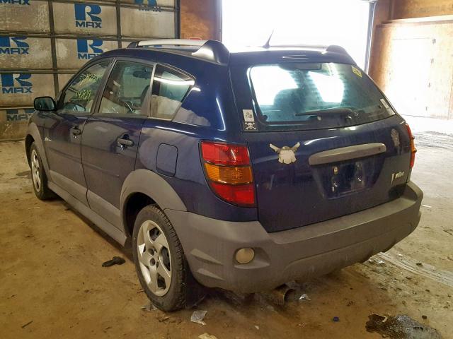 5Y2SL65846Z439868 - 2006 PONTIAC VIBE BLUE photo 3