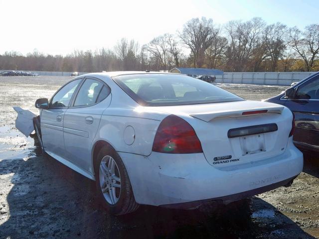 2G2WR554071152209 - 2007 PONTIAC GRAND PRIX WHITE photo 3
