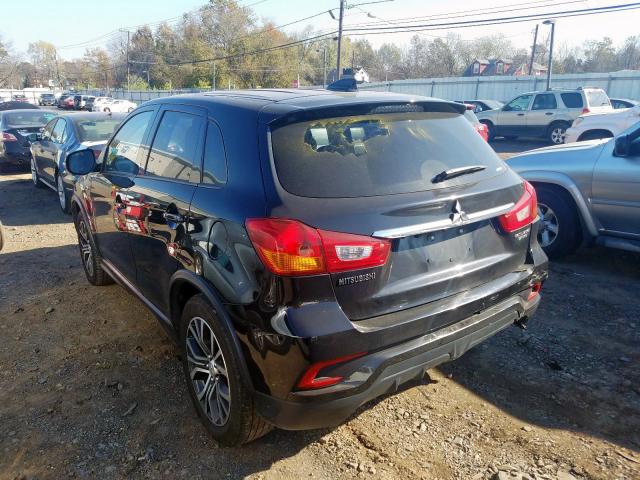 JA4AR3AU9JZ006951 - 2018 MITSUBISHI OUTLANDER BLACK photo 3