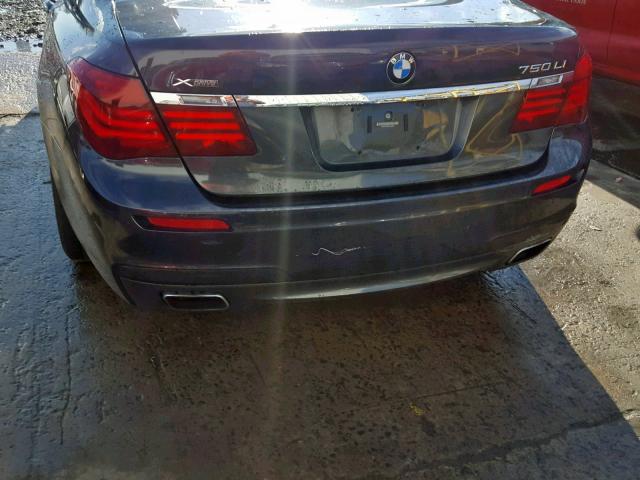 WBAYF8C50DD140536 - 2013 BMW 750LI XDRI BLACK photo 9