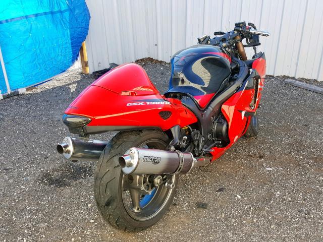 JS1GW71A912100465 - 2001 SUZUKI GSX1300 R RED photo 4