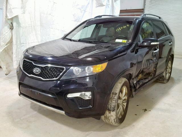 5XYKWDA23BG119835 - 2011 KIA SORENTO SX BLUE photo 2