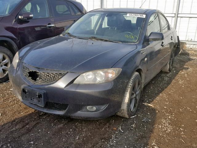 JM1BK123161499703 - 2006 MAZDA 3 S GRAY photo 2