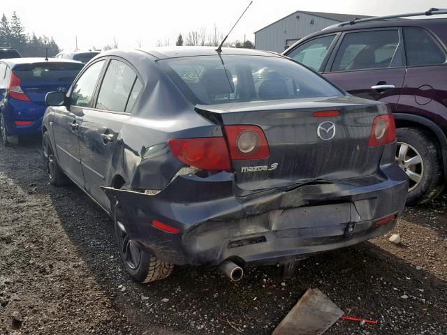 JM1BK123161499703 - 2006 MAZDA 3 S GRAY photo 3