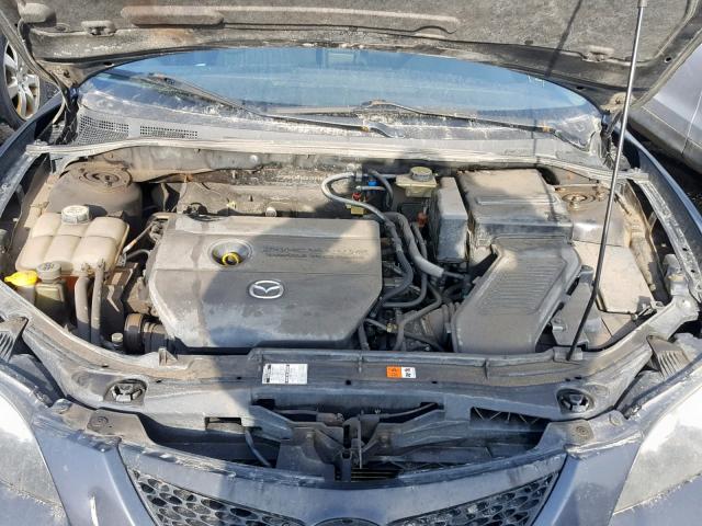 JM1BK123161499703 - 2006 MAZDA 3 S GRAY photo 7