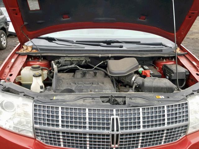 2LMDJ8JC6ABJ21914 - 2010 LINCOLN MKX RED photo 7