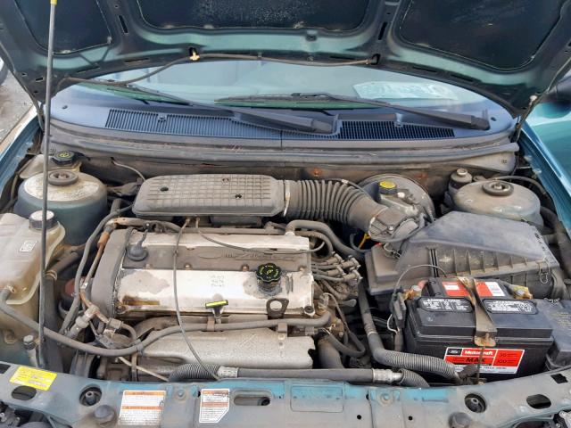 3FALP6532WM104919 - 1998 FORD CONTOUR BA GREEN photo 7