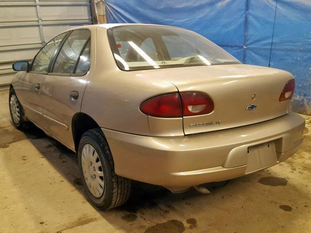 1G1JF524817158118 - 2001 CHEVROLET CAVALIER L GOLD photo 3