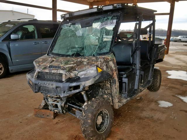 4XARVE87XGB333593 - 2016 POLARIS RANGER CRE BROWN photo 2