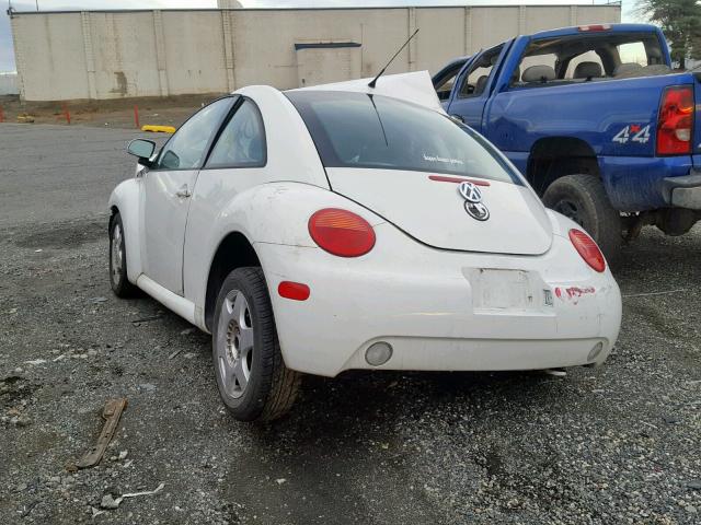 3VWBB61C7WM006797 - 1998 VOLKSWAGEN NEW BEETLE WHITE photo 3