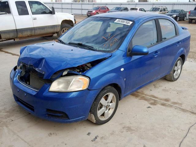 KL1TD56618B042601 - 2008 CHEVROLET AVEO BASE Mavi foto 2