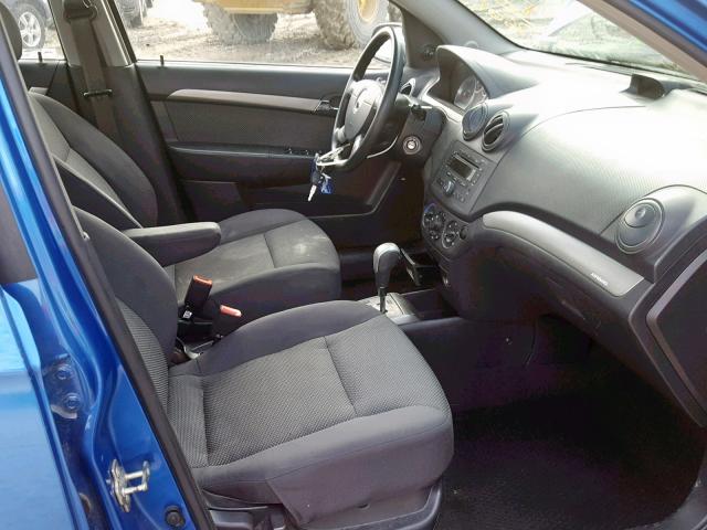 KL1TD56618B042601 - 2008 CHEVROLET AVEO BASE Mavi foto 5