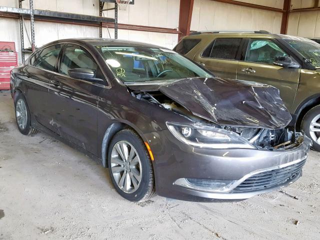 1C3CCCAB9GN109841 - 2016 CHRYSLER 200 LIMITE CHARCOAL photo 1