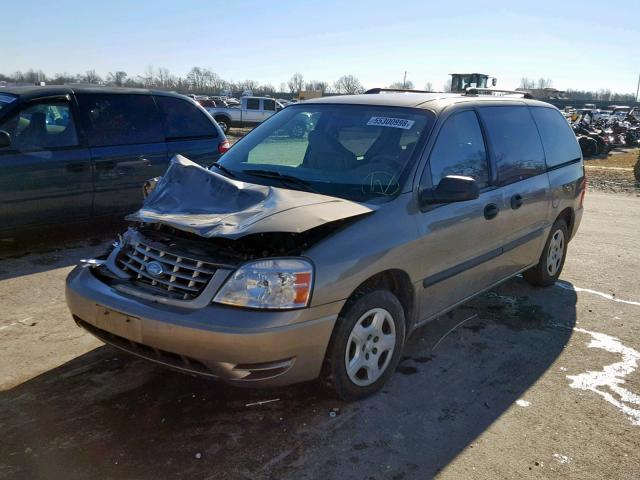 2FMZA51606BA30817 - 2006 FORD FREESTAR S BROWN photo 2