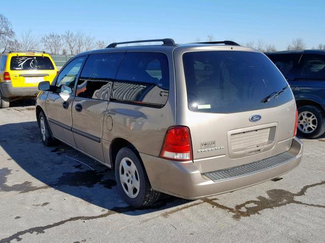 2FMZA51606BA30817 - 2006 FORD FREESTAR S BROWN photo 3