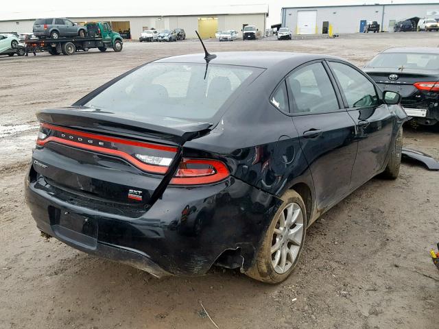 1C3CDFBH5DD133721 - 2013 DODGE DART SXT BLACK photo 4