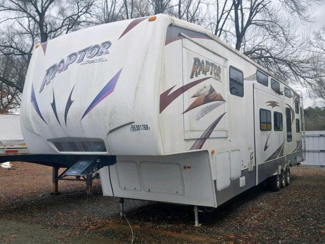 4YDF381259R800413 - 2009 KEYSTONE RAPTOR WHITE photo 2