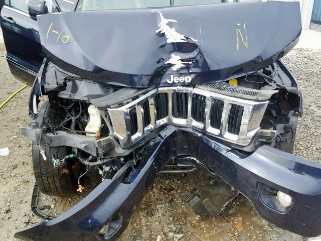 1J4RS4GTXBC582919 - 2011 JEEP GRAND CHER BLACK photo 7