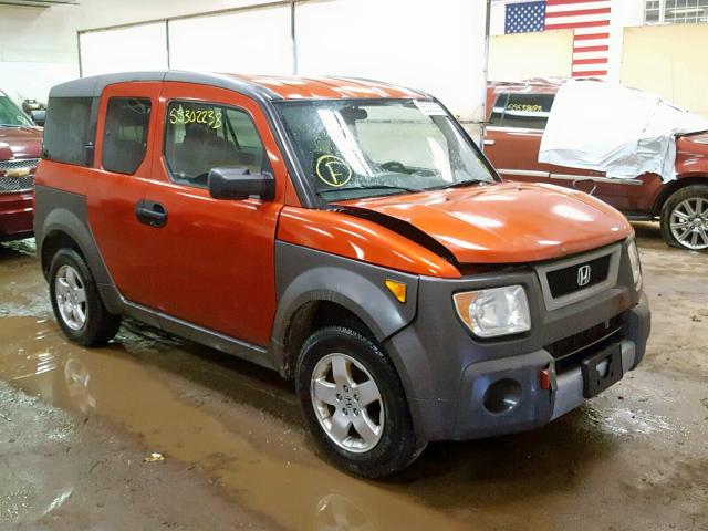 5J6YH28573L049376 - 2003 HONDA ELEMENT EX ORANGE photo 1