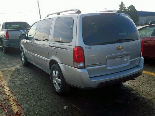 1GNDV331X7D110816 - 2007 CHEVROLET UPLANDER L Gümüş foto 3