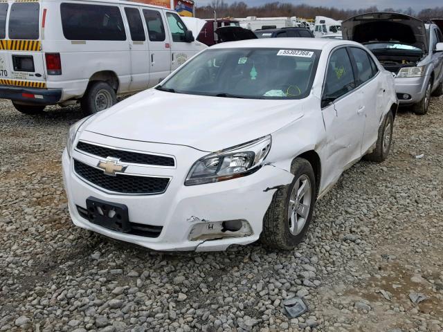 1G11B5SA5DF327023 - 2013 CHEVROLET MALIBU LS WHITE photo 2